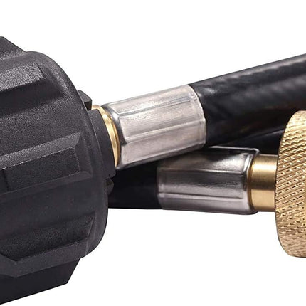 Propane Hose Adapter, Connects 1lb BBQ to 20lb Gas Tanks, for Portable Grill, Buddy Heater, Tabletop Stove, Griddle - QCC1 Connector.