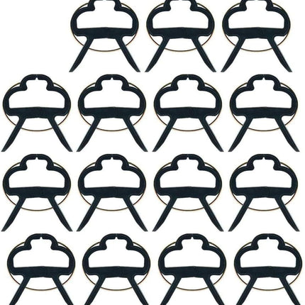 100 Pack Plant Support Clips for Flowers, Vines, Tomatoes - Garden Stem and Stalk Support for Upright Growth (Large Size).