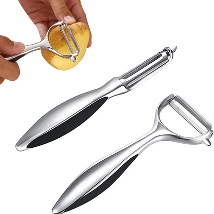 Vegetable Peeler Swivel Potato Peelers, Multifunction Peeler Set, Sharp Stainless Steel Blades and Ergonomic Handle.