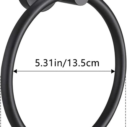 Hand Towel Ring, 304 Stainless Steel Towel Ring Hanging Round for Bathroom and Kitchen.