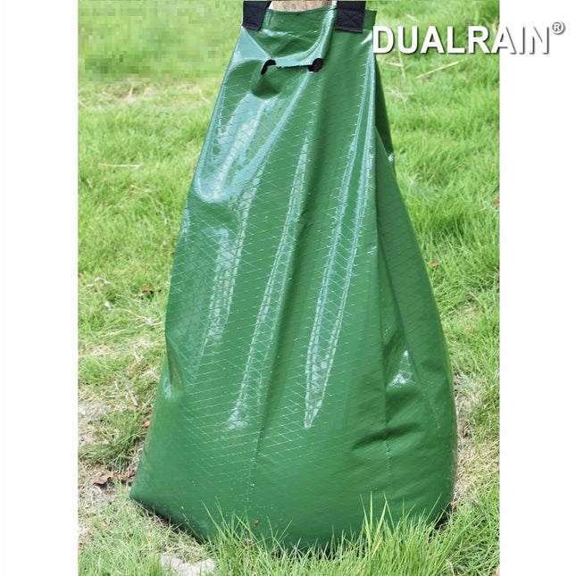 20 Gallon Zipper Watering Bags (2 Pack) - Automatic Irrigation Drippers for New Plant Trees Trunk.