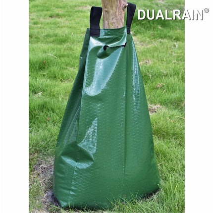 20 Gallon Zipper Watering Bags (2 Pack) - Automatic Irrigation Drippers for New Plant Trees Trunk.
