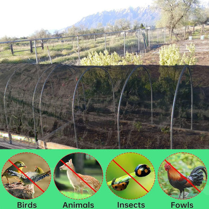 Mosquito Netting Garden Mesh Netting, 33x10Ft Bird Fine Patio Garden Screen Mesh Netting Barrier Hunting Blind Plant Protecting Net for Balcony Porch Protecting Your Skin Plants Vegetables DIY.