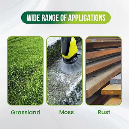Universal Wire Weed Eater Head,Steel Wire Wheel Grass Trimmer,Steel Wire Weed Eater Head,Rotary Cutter Trimmer Head for String Trimmers, Gardening Lawnmower, Moss & Rust Removal (6 Knives).
