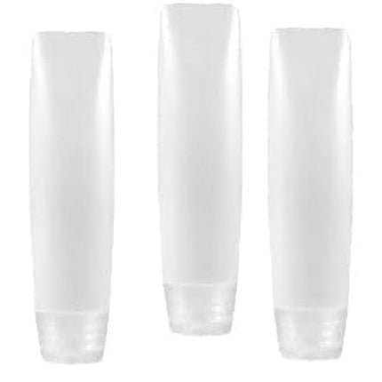 5-Pack 1oz Travel Bottles Leak Proof - Refillable Clear Toiletry Containers for Shampoo, Lotion & Cosmetics, Empty Squeeze Tubes with Twist Cap, TSA Approved Portable Dispensers.