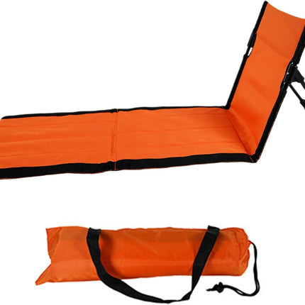 Reclining Beach Mat 15x43.3x15.8/15x26.8x15.8'' Oxford Cloth Waterproof Foldable Beach Lounge Chair Lightweight & Portable Lounger for Adults Holidays Camping Park.