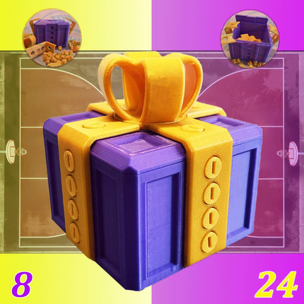 Annoying Gift Box with Screws, Large Prank Gift Box, 3D Printed Really Annoying Gift Boxes, Gift Card Money Cash Puzzle Box for Adults, Funny Fidget Boxes with 20 Screws for Christmas Festival(Black g.