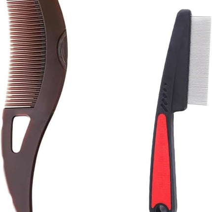 Professional Hair Comb Set, 2-Piece.