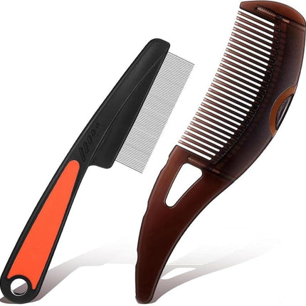 Professional Hair Comb Set, 2-Piece.