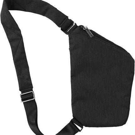 Sling Bag Male Front Cross Body Bag Anti-theft Safety Chest Pocket Pouch Shoulder Bag for Men.