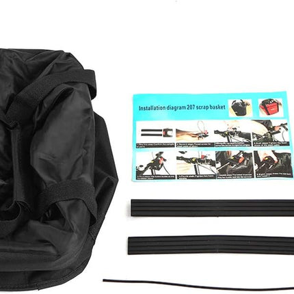 Waterproof Removable Bicycle Front Basket with Aluminum Frame, Pet Carrier & Multi-Purpose Handlebar Bag for Shopping & Outdoor Use.