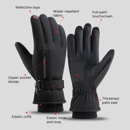 Winter Warm for Outdoor Sports: Polyester Pongee Ski for Running, Cycling, Hiking, and Snowboarding.