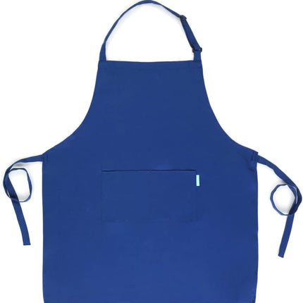 Adjustable Multi-Purpose Aprons for Men and Women with Long Waist Ties and Front Pockets, Polyester Cotton Blend.