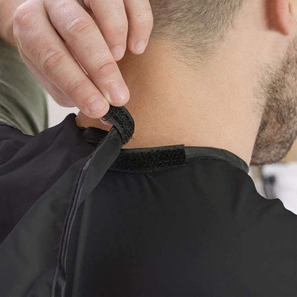 Polyester Fiber Beard Apron with Suction Cups and Storage Pouch, White or Black Option.