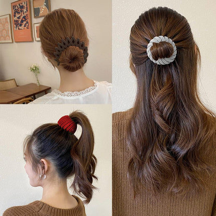 Stylish Women's Hair Claw Clip Plastic Hair Ornament in OPP Bag - 3 Pack.