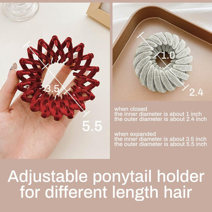 Stylish Women's Hair Claw Clip Plastic Hair Ornament in OPP Bag - 3 Pack.