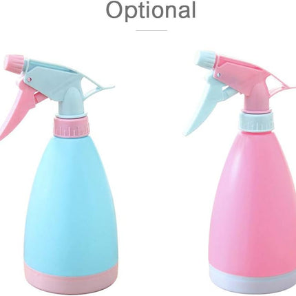 500ml Dual-Mode PP Spray Bottle with Adjustable Stream/Mist, Pink/Blue, 16oz, 8x21cm, 55g for Home, Office, Hospitality & Outdoor Use.