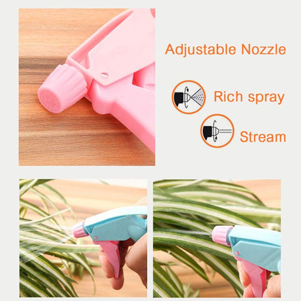 500ml Dual-Mode PP Spray Bottle with Adjustable Stream/Mist, Pink/Blue, 16oz, 8x21cm, 55g for Home, Office, Hospitality & Outdoor Use.