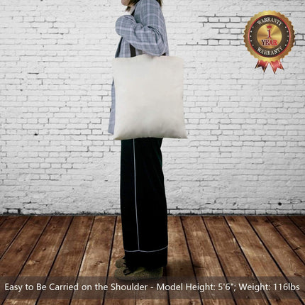 6-Pack Economical Cotton Tote Bag, Lightweight Medium Reusable Grocery Shopping Cloth Bags, Suitable for DIY, Advertising, Promotion, Gift, Activity.