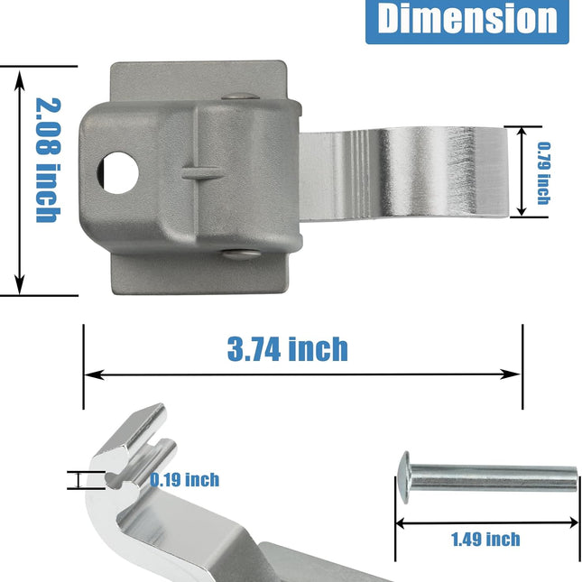 RV Awning Parts Replacement for Dometic A&E 9000 8500,830463P RV Awning Rafter Rivet Slider Asm -2 Pack.