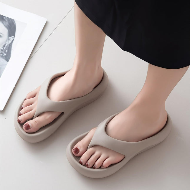 Arch Support Pillow Slides Flip Flops for Women Men, 2025 Summer Orthopedic Cloud Slides Soft Non-slip.