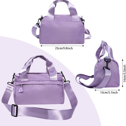 Mini Gym Bag Small Sport Bag Adjustable Duffle Bag Detachable Strap Gym Tote for Men Women Portable Shoulder Fitness Bag for Travel Sports.