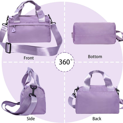 Mini Gym Bag Small Sport Bag Adjustable Duffle Bag Detachable Strap Gym Tote for Men Women Portable Shoulder Fitness Bag for Travel Sports.
