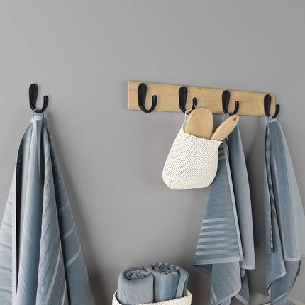 50PCS Coat Hooks Wall Mounted Single Prong Robe Hook for Hanging Towel Hooks with 100 Screws for Cup, Mug, Bags, Hat, Cap, Scarf, Pet leashes.