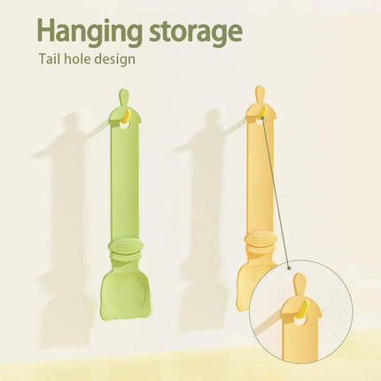 2 Pcs Cat Strip Feeders, Cute Head Shape Squeeze Spoon Multifunctional 2-in-1 Food Dispenser Treat Spoon for Wet Food Pet Supplies.