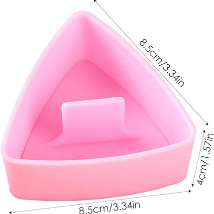3Pcs Onigiri Triangle Rice Ball Maker, Plastic Triangle Rice Ball Mold Musubi Maker Press, Non Stick Making Machine Sushi Press, Sushi Press Mold with Triangular Shape for Home DIY.