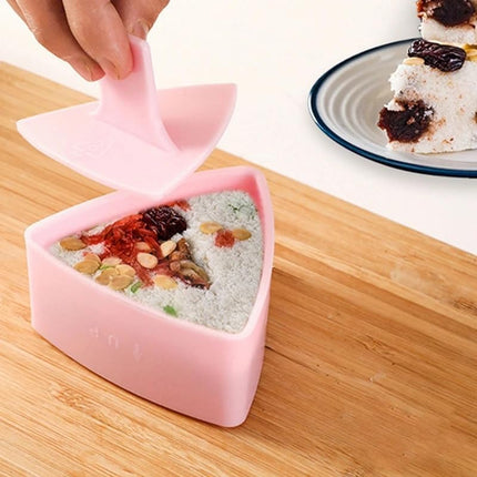 3Pcs Onigiri Triangle Rice Ball Maker, Plastic Triangle Rice Ball Mold Musubi Maker Press, Non Stick Making Machine Sushi Press, Sushi Press Mold with Triangular Shape for Home DIY.