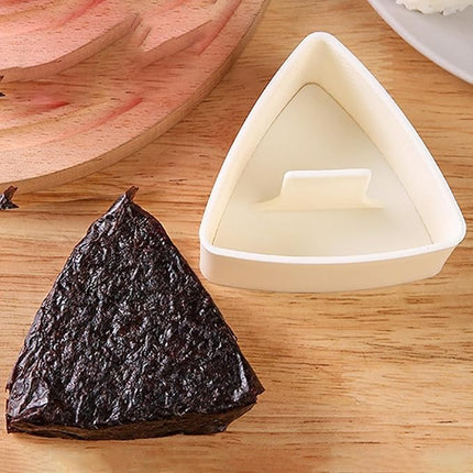 3Pcs Onigiri Triangle Rice Ball Maker, Plastic Triangle Rice Ball Mold Musubi Maker Press, Non Stick Making Machine Sushi Press, Sushi Press Mold with Triangular Shape for Home DIY.