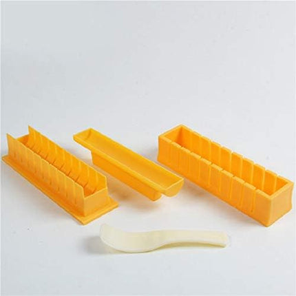 Sushi Maker, DIY Mold Set - Easy Sushi Making Kit, with Chopsticks and Chopstick Rest (Round Shaped).