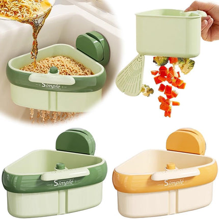 Sink Strainer Basket, 2025 New Faucet Hanging Strainer, Self-Cleaning Kitchen Sinks Food Waste Catcher for Dishwashing, RV, Small Spaces (2PCS).