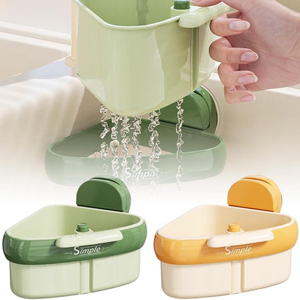 Sink Strainer Basket, 2025 New Faucet Hanging Strainer, Self-Cleaning Kitchen Sinks Food Waste Catcher for Dishwashing, RV, Small Spaces (2PCS).