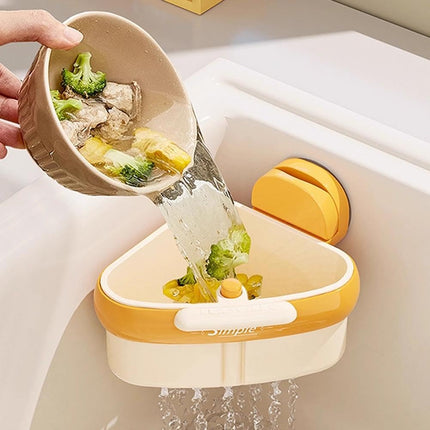 Sink Strainer Basket, 2025 New Faucet Hanging Strainer, Self-Cleaning Kitchen Sinks Food Waste Catcher for Dishwashing, RV, Small Spaces (2PCS).