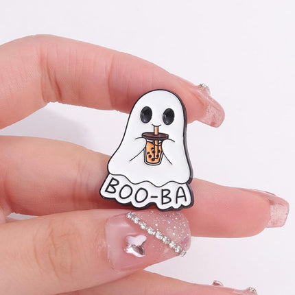 Halloween Cute Ghost Enamel Pins for Backpacks,Novelty Cartoon Brooch Badge Pin for Bookbags Clothes/Jackets & Hat Decoration Kawaii Accessories for Women Men.