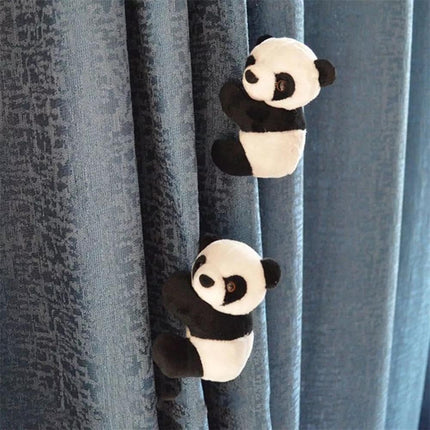 Mini Panda Figurines,Cute Panda Bamboo Toys Panda Cake Decoration,Panda Clips Curtain Holder,Home Decoration Plant Pots Bonsai Craft Decor,Chinese Style Souvenir.