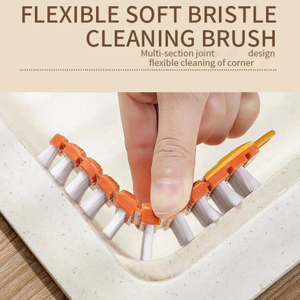Vegetable Brush,Potato Brush Cleaning Brush,Multiple Fruit Vegetable Cleaning Brush,Vegetable Brush Scrubber for All Kinds Fruits Vegetables (Orange).