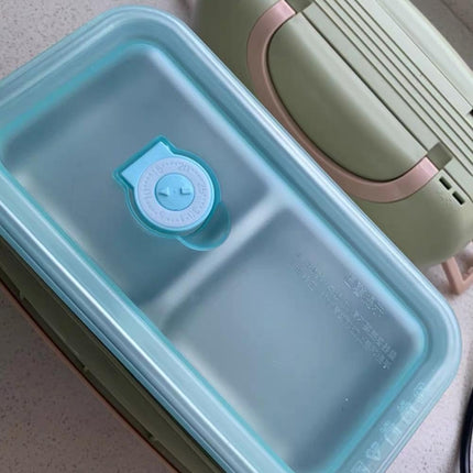 Grab and Go Snack Containers – Reusable Stainless Steel Double Compartment Containers with Lids, Stainless Steel Snack Containers, Snacks Dips for Snacks, Dips, Takeout, Travel.