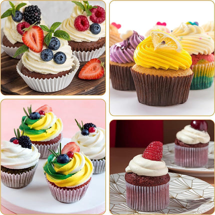 Large Icing Piping Tips Set 5PCS - Extra Large Icing Tips, Star Pastry Tips, French Star Tube, Plain Tube.