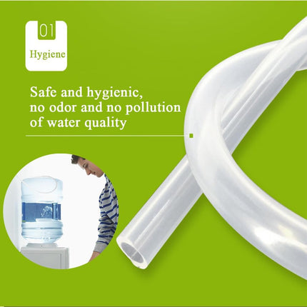 2 Pcs Silicone Tubing Hose for Automatic Drinking Water Pump Replacement Compatible with Electric Water Dispenser, Water Bottle Pump, and Water Purifiers for Efficient Water Dispensing.