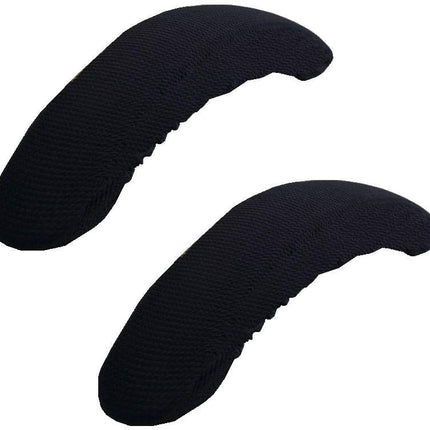 Removable Washable Office Chair Armrest Slipcovers Covers Pads (Black).