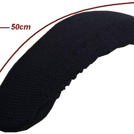 Removable Washable Office Chair Armrest Slipcovers Covers Pads (Black).