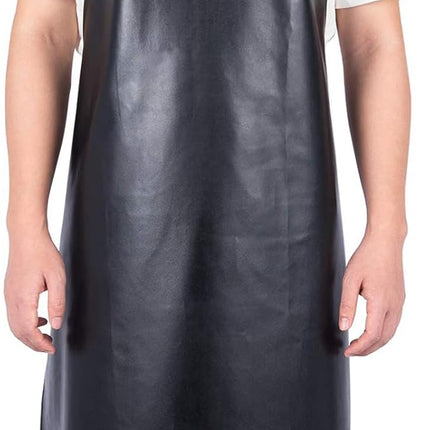 Heavy Duty Vinyl Waterproof Apron for Unisex Adult, Ultra Lightweight, Industrial Apron, Black.