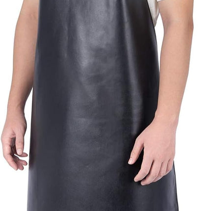 Heavy Duty Vinyl Waterproof Apron for Unisex Adult, Ultra Lightweight, Industrial Apron, Black.