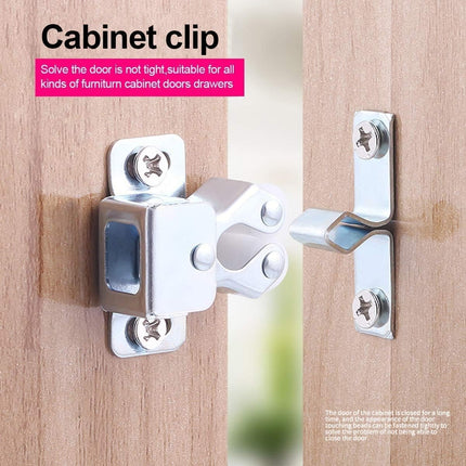 12 Pcs Double Roller Catch, Heavy Duty Door Catches Ball Latch with Screws for Cabinet/Closet/Doors/Cupboard.