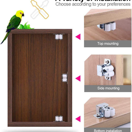12 Pcs Double Roller Catch, Heavy Duty Door Catches Ball Latch with Screws for Cabinet/Closet/Doors/Cupboard.