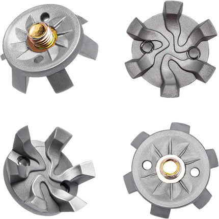 Golf Shoe Spikes Cleat Metal Thread Screw 6mm Dia, 20 Count & 1 Wrench.