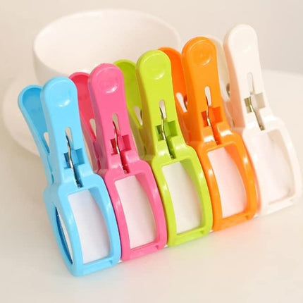 Towel Clips for Beach Chair 10 Pcs, 4.5 in, Color Plastic Lounge Chair Towel Clip, Pool Towel Clips to Prevent Towel Blowing Away, for Family use.